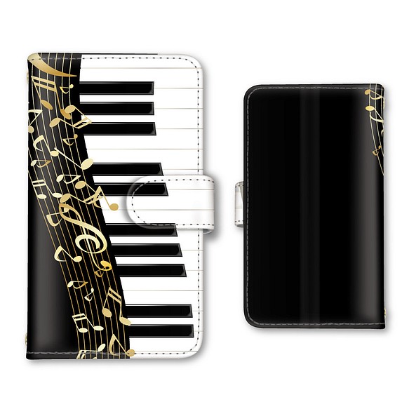 Xperia 1 Ⅴ ピアノ スマホケース 携帯ケース 手帳ケース 手帳型ケース 1枚目の画像