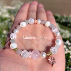 SALE✧︎* 心 落ち着く ✧︎ 天然石ブレス✧︎* ブレスレット Lumière