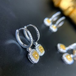 天然ダイヤモンドピアス0.6ct k18 ピアス（フープ） パール大好き(購入