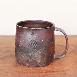 備前焼　コーヒーカップ(サンギリ)　c3-105 1枚目の画像