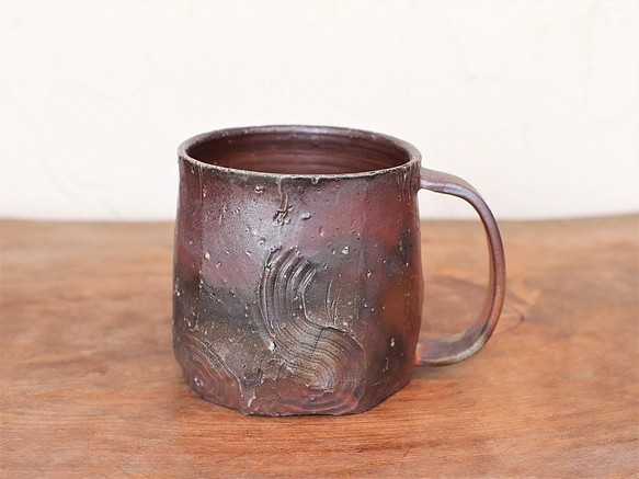備前焼　コーヒーカップ(サンギリ)　c3-105 1枚目の画像