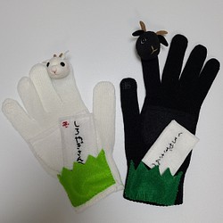 手袋シアター「黒ヤギさんと白ヤギさん」 1枚目の画像