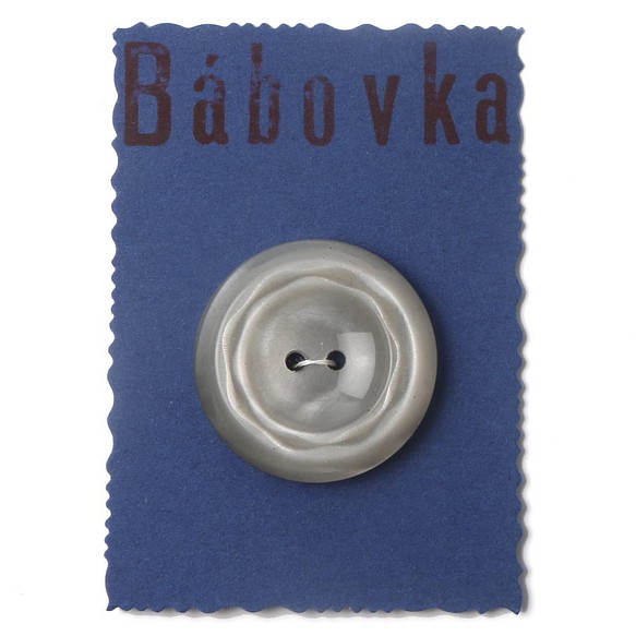 1960年代 ガラライトのヴィンテージ・ボタン 3cm 1枚目の画像