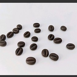 コーヒー豆　デコパーツ20個 1枚目の画像