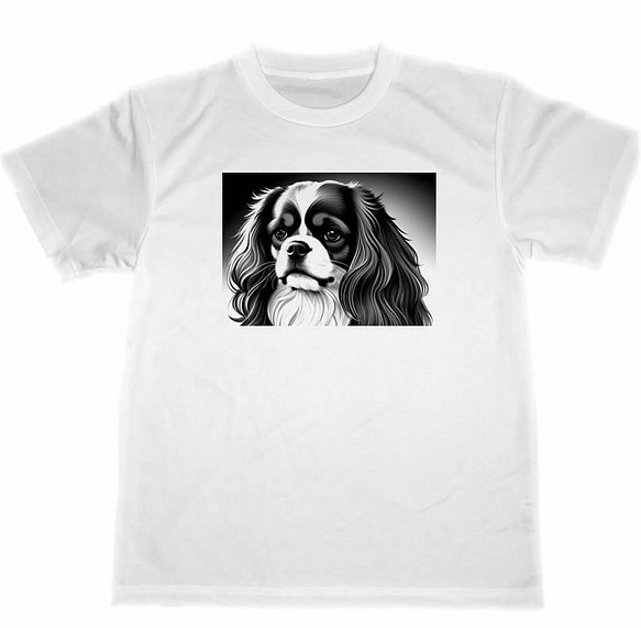 キャバリア ドライ Tシャツ イラスト 犬 ペット グッズ キャバリア