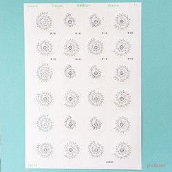 圓形印章 40mm Katakam Nautahi No. 1-8 琴頸 第1張的照片
