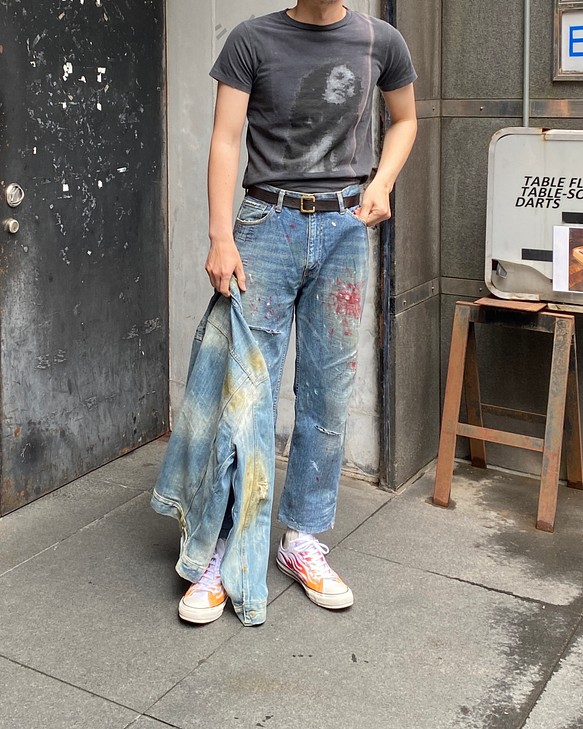 Getting Funky with some Painted Jeans - Artistic Painting Studio