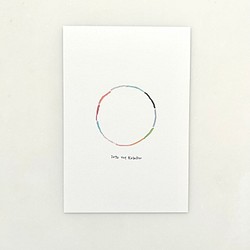 9、Rainbow circle　ポストカード ３枚セット 1枚目の画像
