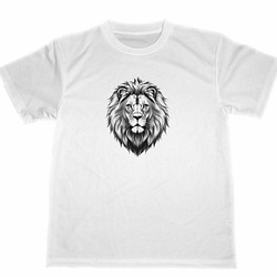 ライオン　ドライ　Tシャツ　アニマル　動物　イラスト　グッズ 1枚目の画像