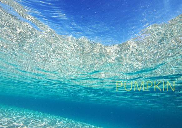 マリンドリーム  PH-A4-0201 写真 半水面 沖縄 慶良間諸島 珊瑚礁 ラグーン 海 海岸 青い海 白い砂 1枚目の画像
