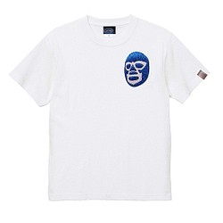 カラーオーダー可 メンズ レディース Tシャツ 刺繍 ルチャリブレ マスクマンTシャツ 1枚目の画像