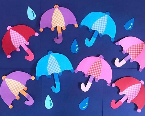 壁面飾り 梅雨 傘セット 型紙 LONDON 通販｜Creema(クリーマ)