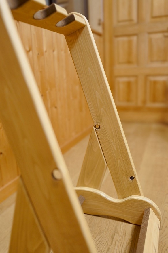 【24時間以内に発送】手作り木工 木製ギタースタンド （オーク） 3本掛け 楽器・アクセサリ レスポーラー幸生 通販｜Creema(クリーマ)