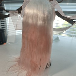bjd人形 ドールウィッグ モヘアアクセサリー シミュレーテッドスカルプ 仮装　髪 1/4 bjdウィッグ 1枚目の画像