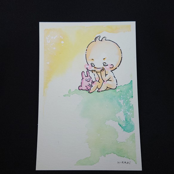 あなたにロマンを与え赤ちゃんを届ける子宝アート☆原画　 1枚目の画像