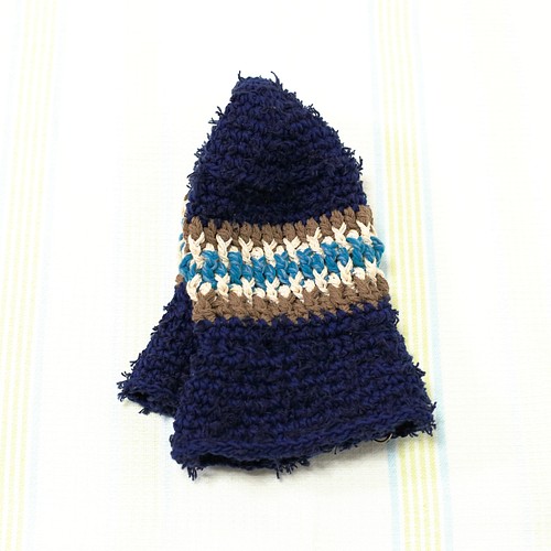 サマーニット帽 手編みのバケットハット かぎ針編み 春夏 帽子