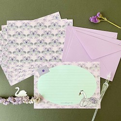 菫色の手紙　レターセット 1枚目の画像