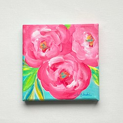 【 マゼンタとローズピンクのお花 】 1枚目の画像