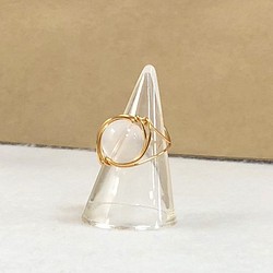 Keiko featuring PETORA リング 指輪 K2産 ヒマラヤ水晶 天然石 ユニセックス デザイン 1枚目の画像