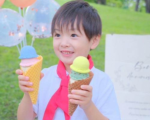 2ヶ月待ち》おもちゃのアイス屋さんごっこ ショーケース付きVer ...