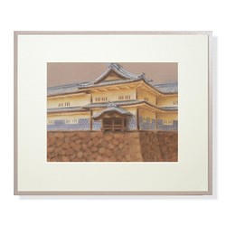 金沢城（パステル画・マット紙付き） 1枚目の画像