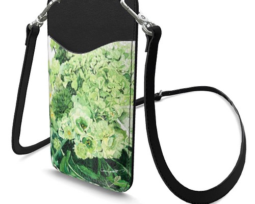 受注生産】100%フルグレインナッパレザー 「Green bouquet 」レザー