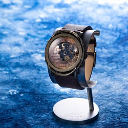 「星界小部屋」手作り時計／ベルトカラー6色 名入れ可 1枚目の画像