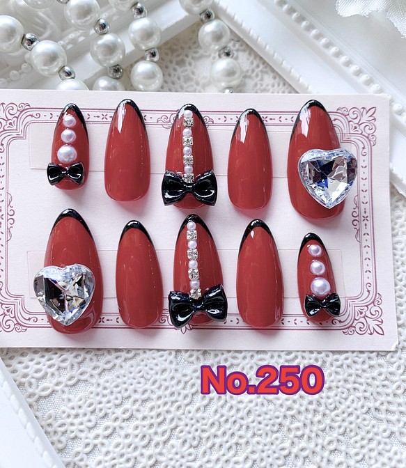 現品】 ☆kirari-nail☆ No.250 ネイルチップ（つけ爪） kirari 通販