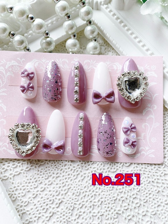 現品】 ☆kirari-nail☆ No.251 ネイルチップ（つけ爪） kirari 通販