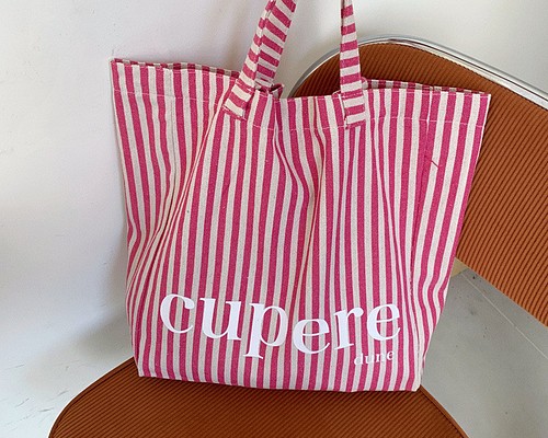 ハンドバッグ バッグ 鞄 ピンク ストライプ かわいい オシャレ プレゼント