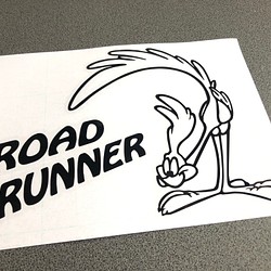 ロードランナー  road runner 左に文字 ステッカー【カラー選択可】  送料無料♪ 1枚目の画像