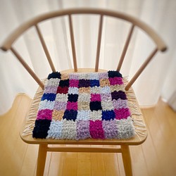 ノッティング織椅子敷き マット-