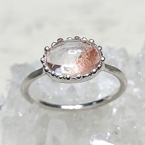 strawberry quartz＊925 ring 指輪・リング Roro 通販｜Creema(クリーマ)