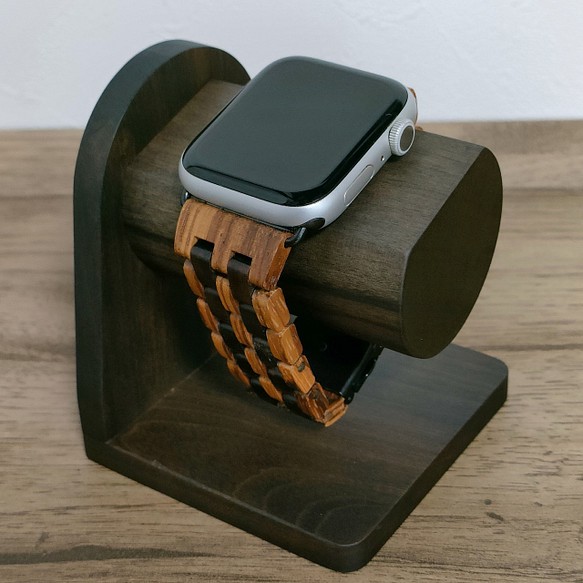 AppleWatch専用】EINBAND 木の置物 アップルウォッチ 充電 スタンド
