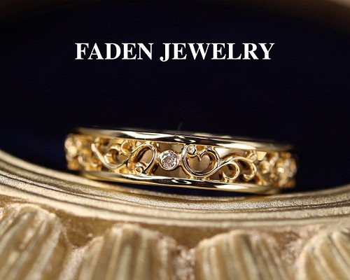 K18YG ダイヤモンドリング D0.01ct 指輪・リング Faden jewelry 通販 ...