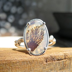 デンドリティック アゲートリング / Dendritic Agate Ring 5b 1枚目の画像