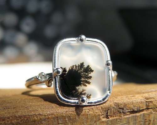 デンドリティック アゲートリング / Dendritic Agate Ring 5h 指輪