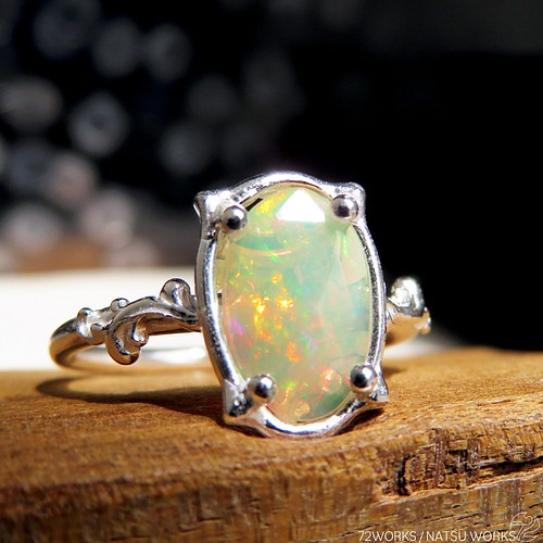 エチオピア オパール リング / Ethiopian Opal Ring 5c 指輪・リング