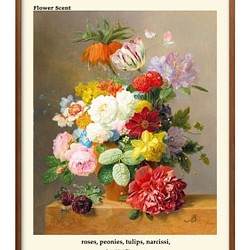 1-9657　ポスター　絵画　A3サイズ『花の香りシリーズ』アート　イラスト　デザイン　上級マット紙　北欧 1枚目の画像
