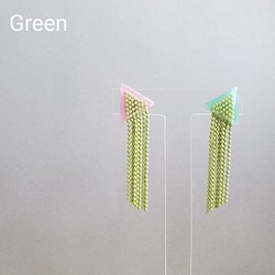 【sha-la-la】Green (△pink/green) 1枚目の画像
