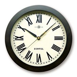 レトロ 電波時計 SR14_Ｒ （ローマ文字） 掛け時計・置き時計 ゆうれいさむ 通販｜Creema(クリーマ) 8174285