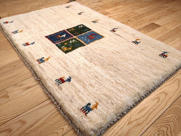 ブランド直営 ペルシャ ギャッベ ミニマットサイズ40×60cm｜ペルシャン