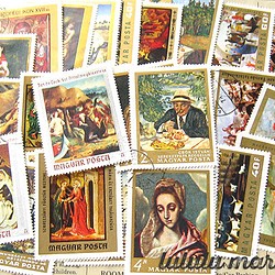 外國郵票（匈牙利）30 幅畫 po-069 第1張的照片