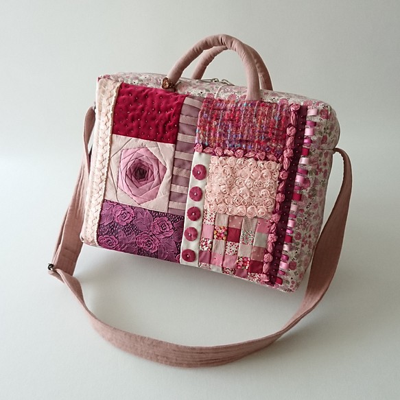 pink mosaic 2way bag 1枚目の画像