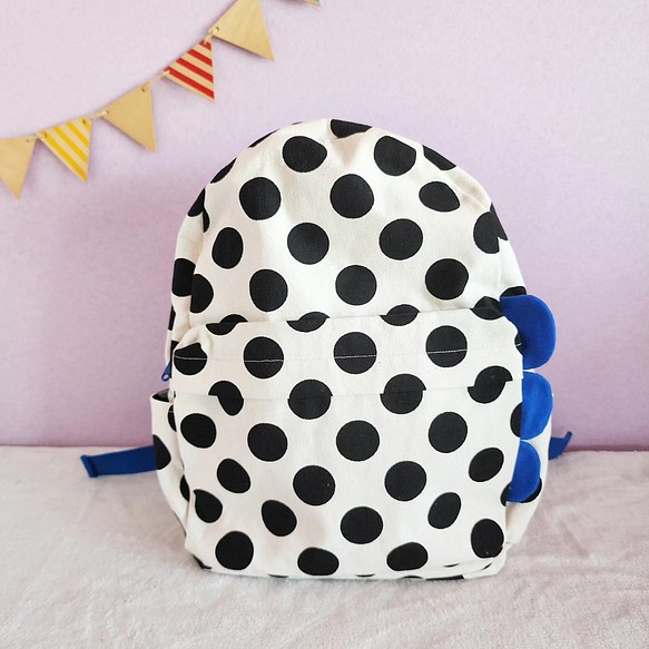 Dot canvas backpack sample special sale M size for children [Bok 第1張的照片