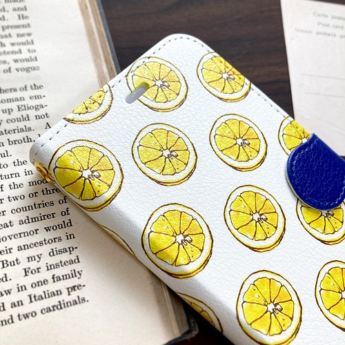 Lemon 手帳型スマホケース レモン フルーツ 夏 イエロー ポップ Iphoneケース カバー Littlebrilliantdays 通販 Creema クリーマ ハンドメイド 手作り クラフト作品の販売サイト