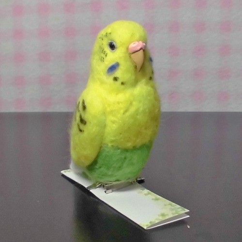 よっこらインコブローチ（コザクラインコ・ノーマル）カラーオーダー可