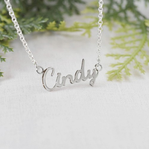 English name/letters necklace- C percent ネックレス・ペンダント C