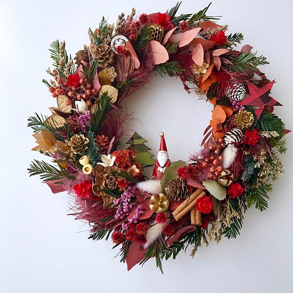Christmas natural wreath 「受注制作」 1枚目の画像