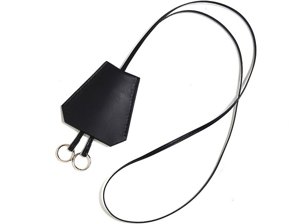 Clochette necklace / クロシェットチェーン ネックレス ブラック キーケース キーストラップ 1枚目の画像
